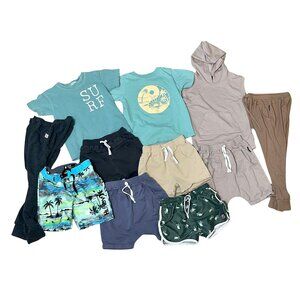 Lot Of Boys Clothes Size 5/6T Little Bipsy Binky Bro Bamboo Matching Sets